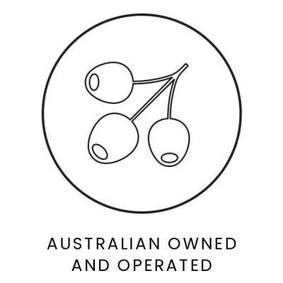 Icon saying Australian owned and operated